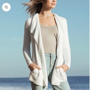 NWT Barefoot Dreams CozyChic Lite Coastal Cardigan Small